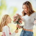 thumbnail image 5 of Sunxin Artificial Flowers Bouquet New 6 Head Peony Wedding Home Hotel Photography Decoration Props Artificial Flowers, A Bunch of Peonies, 5 of 5