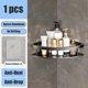thumbnail image 1 of Bathroom Shelf No Drill Wall Mounted Shampoo Bottle Shower Corner Rack Toilet Storage Rack Aluminum Bathroom Kitchen Accessories, 1 of 7