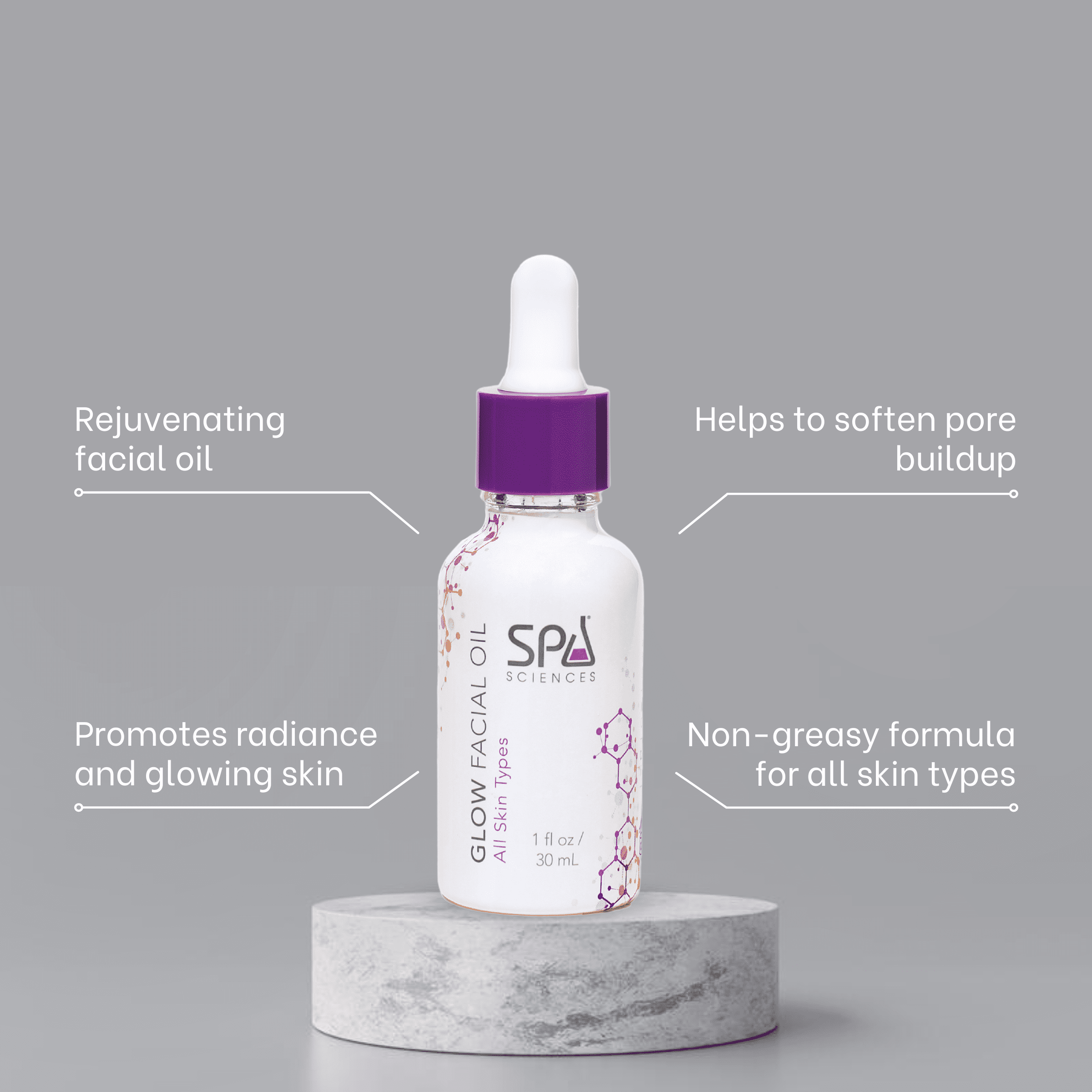 Spa Sciences Glow Facial Oil, 30mL