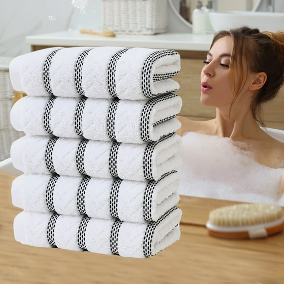Towel 5 Pcsborder Europe And The United States Foreign Trade Wholesale Absorbent-dry Face Towel Washcloth