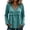 Army Green, variant on Women's Boho Western Fringe Tops Bohemian Gauze Cotton Linen Flowy Shirts Casual Loose Long Sleeve V Neck Trendy Frayed Hem Vintage Pullover