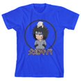 thumbnail image 4 of Naruto Classic Kiba Character with Kanji Youth Boys Royal Blue Tee-Small, 4 of 6