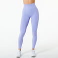 thumbnail image 4 of JIAYUE Women's Seamless Leggings Ankle Length Tight High Waisted Athletic Elastic Bottoms Solid Color Slim-Leg Quick Drying Breathable Yoga Pants, 4 of 9