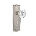 thumbnail image 3 of Nostalgic Warehouse 750983 Prairie Plate, Surface Mounted, Satin Nickel, 3 of 4