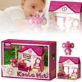 thumbnail image 1 of Koala Family Playhouse Toy Set with Realistic Figures and Furniture for Kids Imaginative Learning, 1 of 6