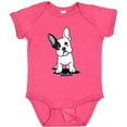 thumbnail image 3 of Inktastic B/W Frenchie (Darks) Boys or Girls Baby Bodysuit, 3 of 5