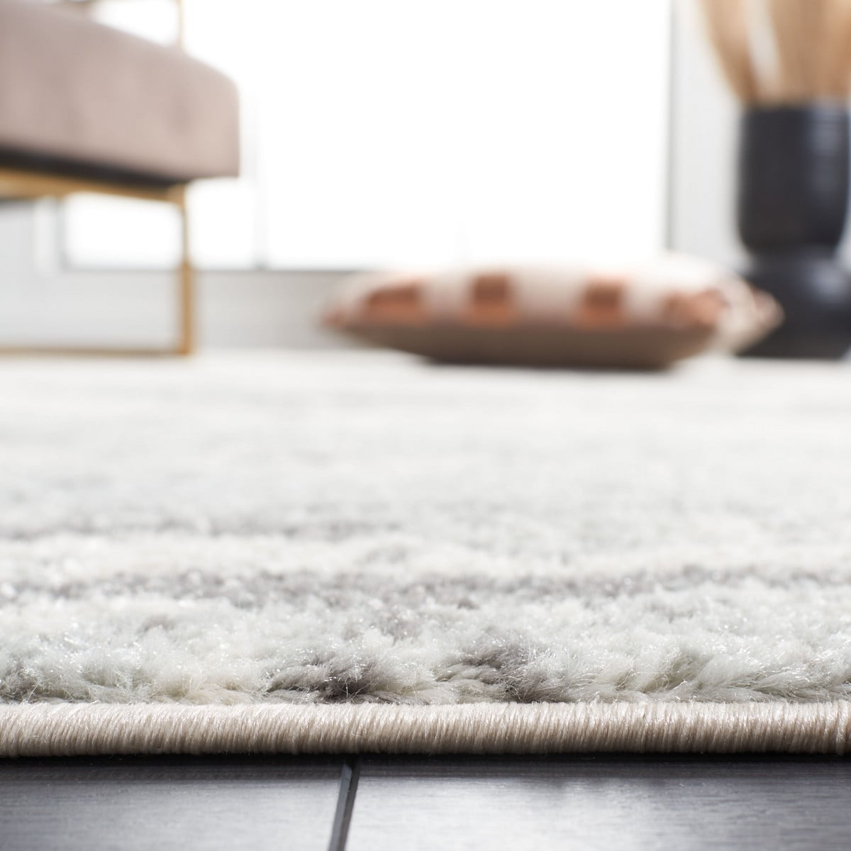 SAFAVIEH Tulum Liz Abstract Runner, 2' x 9', Ivory/Grey
