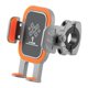 thumbnail image 1 of 2uds. Soporte para teléfono de bicicleta Soporte a prueba de golpes para motocicleta (manillar) Plata, 1 of 3