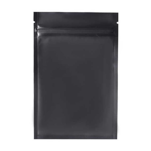 Bewildely Bolsa de almacenamiento de 100 Uds., embalaje de boca resellable, frutas a prueba de olores, accesorios de embalaje autosellantes Almacenamiento y organización del hogar Negro 7*10 CM