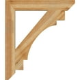 thumbnail image 3 of Ekena Millwork 4"W x 28"D x 32"H Merced Slat Rough Sawn Bracket, Western Red Cedar, 3 of 4