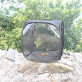 thumbnail image 5 of Slhenay Insect and Butterfly Habitat Cage Terrarium Foldable Portable Net Box Screen Incubator Plant Growing Clear Observation with Zipper Door 30x30x30cm, 5 of 5