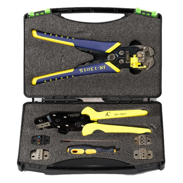 Alicates Crimpadora JX-D 5301 Abanopi Pelacables Kit de Herramienta Multifunción