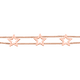 thumbnail image 2 of Pulsera para Mujer LuckyLy con Dijes de Estrella Sima Acero Inoxidable Rosa UNITALLA, 2 of 7