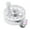 White, variant on DYNWAVECA Spinning Reel Fishing Reel Diameter 6cm Quick Installation Lightweight Stainless Steel Seat Mount Sturdy Left Right Hand Use Black