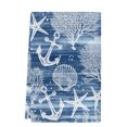 thumbnail image 2 of Navy Blue Anchor Nautical Kitchen Towels Set of 1, Coastal Beach Coral Starfish Absorbent Dish Towels for Kitchen, Microfiber Hand Towel, Quick Drying Tea Towel for Cleaning Decorative Dishcloths, 2 of 7