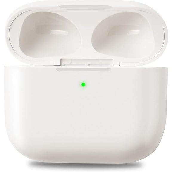 0829 Wireless Charging Case Replacement Compatible with AirPods 3rd Generation, AirPod Gen 3 Charger Case Only with Bluetooth Pairing Sync Button No Earbuds Style2 (Off-White)