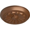 thumbnail image 3 of Ekena Millwork 7 7/8"OD x 1 1/8"P Olivia Ceiling Medallion (Fits Canopies up to 2 1/8"), Hand-Painted Polished Copper, 3 of 7