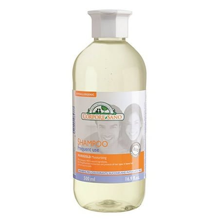 Corpore Sano Frequent Use Shampoo Marigold-CERTIFIED ORGANIC-HYPOALLERGENIC-NO PARABENS-Imported from Spain-500 ml/16.9 fl