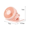 thumbnail image 4 of Clip On Mini Rechargeable Fan With Removable Charging Function Portable Hands Free Fan For Camping And Outdoor Activities, 4 of 8