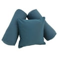thumbnail image 2 of Blazing Needles Soft Home Furnishings Solid Twill 3 Piece Pillow Set, 2 of 2