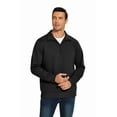 thumbnail image 6 of Pinspark Men's Quarter Zip Pullover Sweatshirts Mock Neck Casual Long Sleeve Fall Winter Warm Fleece Cotton Sweatshirt, 6 of 7