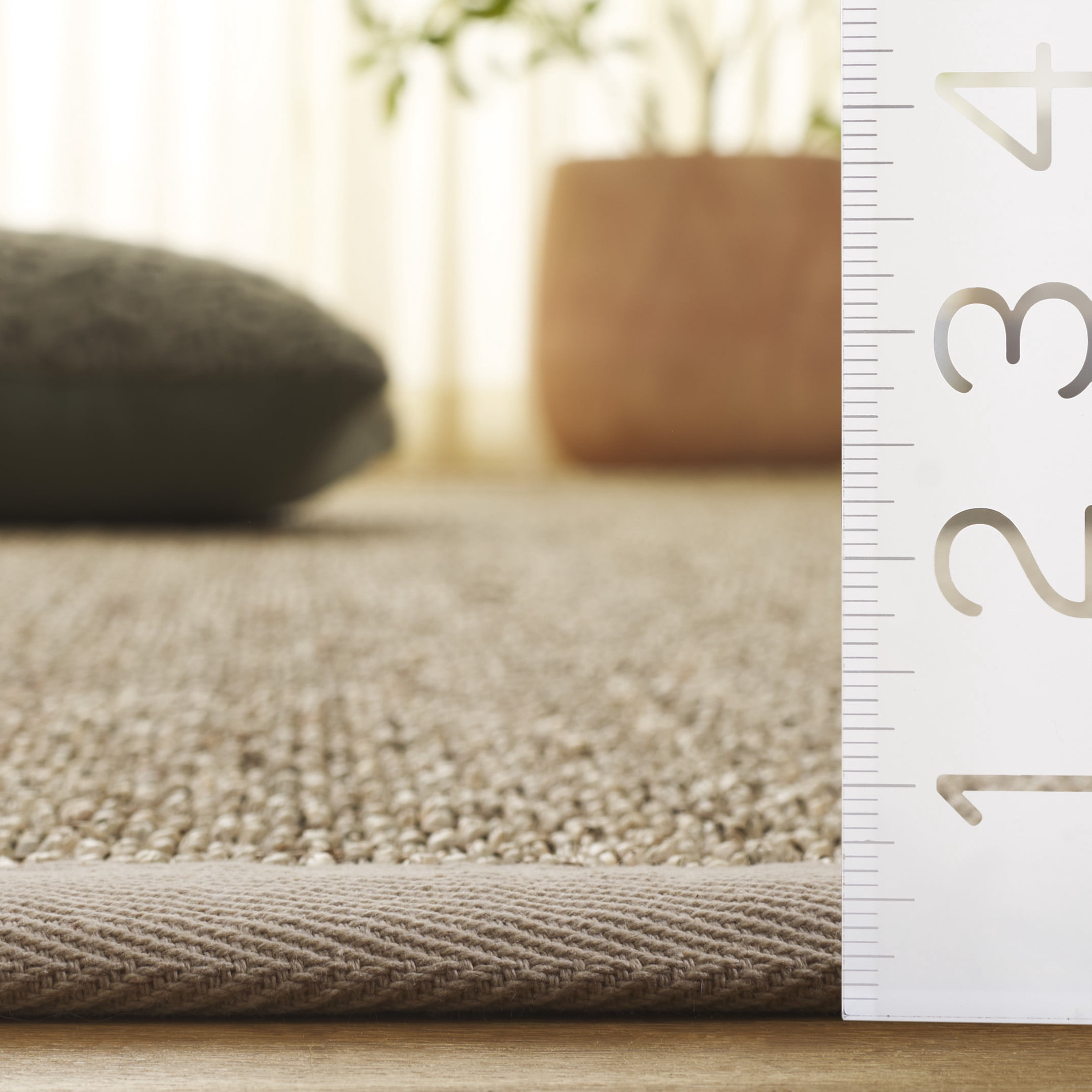 Safavieh Natural Fiber Maksim Border Area Rug, Natural/Ivory, 10' x 14'