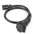 thumbnail image 2 of Easy To Install Trailer Wiring Connector, 7 Way 3.5ft Extension Cord, Trailer Extension Cord, For Car Trailer, 2 of 8