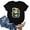 01-Black, variant on Women's T-Shirts Short Sleeve Casual Airoft Light Plus Size Print Looses mit Print Crewneck Fall Shirts for Women 2025 Navy Size L