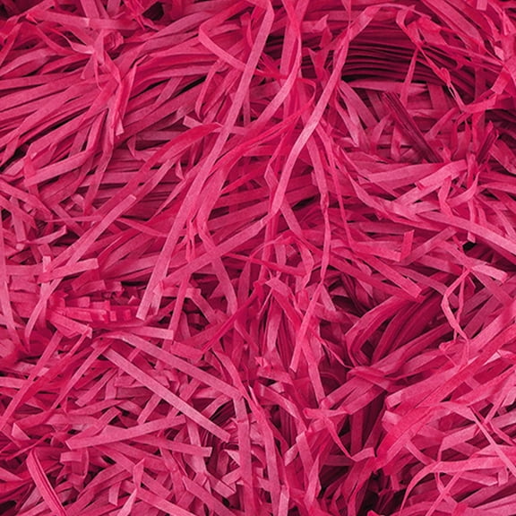 Basket Grass,Crinkle Cut Tissue Paper for Easter Gift Box Wrapping Packing Filling,Recyclable DIY Craft Basket Shred Confetti Raffia Paper Filler,100g 3.53oz Party Decoration(Red)