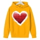 thumbnail image 3 of Sudadera con capucha y estampado de corazón de San Valentín, sudadera de manga larga para niños y niñas, chaqueta para niñas de talla mediana y grande., 3 of 7