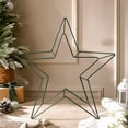 thumbnail image 6 of Decorative Wreath Frames for Floral Arrangements Star Heart Cane Shapes Home Decor, 6 of 7