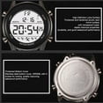 thumbnail image 3 of Reloj Digital, Alarma Luminosa, Visualización De La Fecha De La Semana, De 12 24 Horas, Reloj Deportivo Al Aire, Correa De Silicona Impermeable Para Ejercicio Para, 3 of 7