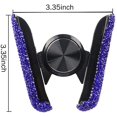 thumbnail image 2 of Bling Car Phone Holder Mini Car Dash Air Vent Soporte de teléfono automático Universal 360 ° Ajustable Crystal Auto Car Stand Phone Holder Accesorios de automóvil para mujeres y niñas Ormromra WMZL-1779-2, 2 of 6