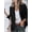 Black, variant on Women's Casual Long Sleeve Button Lapel Blazer Jacket Loose Solid Color Work Office Blazer Coat