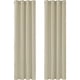 thumbnail image 1 of Cortinas Opacas con Aislamiento Térmico, Cortinas para Salón y Dormitorio, Diseño Moderno con Ojales, 132x160 CM (Ancho x Alto), Beige Oscuro, 2 Piezas OXAVA5CN2V, 1 of 5