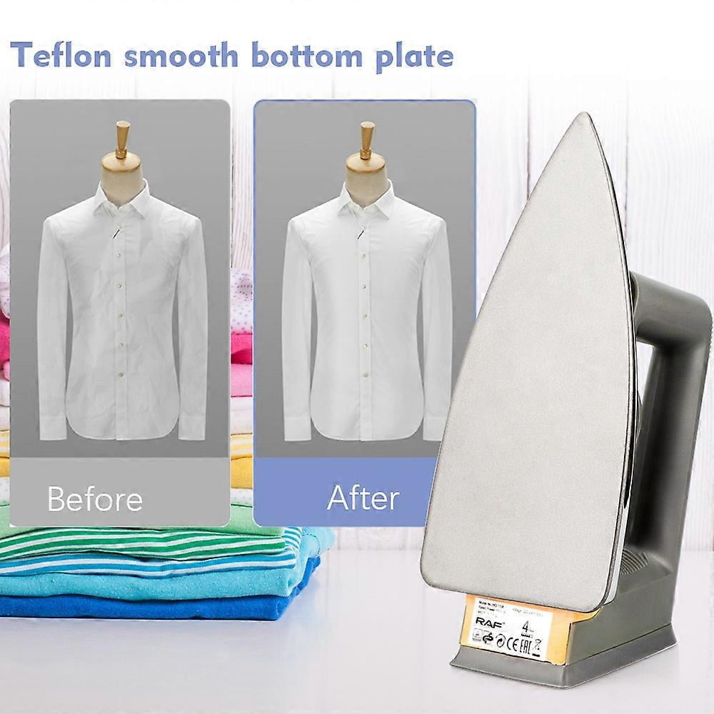 RAF R.1108 1600W Classic Electric Dry Iron Stainless Steel Soleplate Home Ironing Machine,EU Plug
