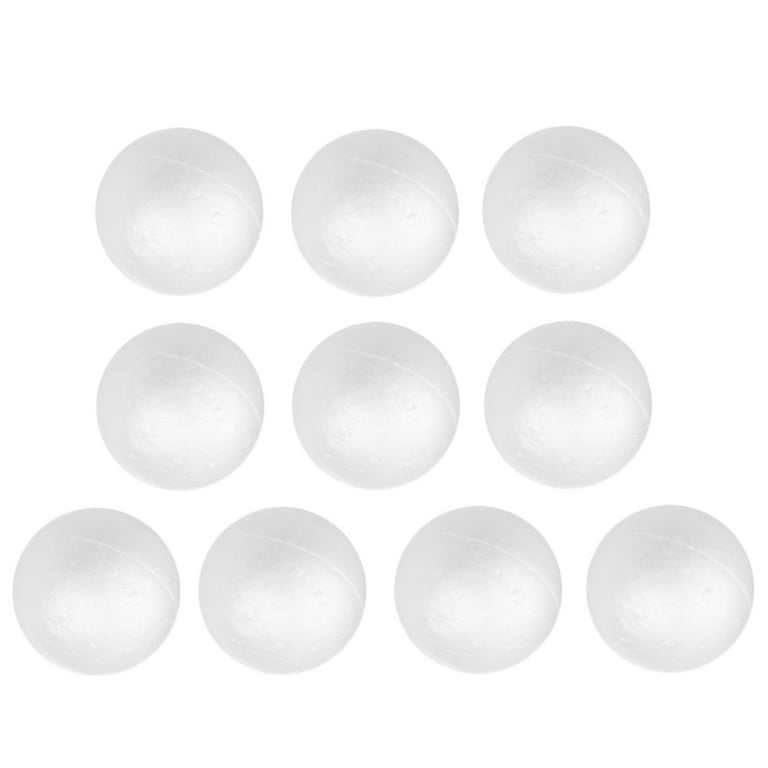 8 inch 4 pcs White Half Round Solid Foam Ball Project Wedding