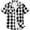 White, variant on Men's Plaid Shirts Long Sleeve Button Down Shirt Jacket Summer Bussiness Casual Blouse Tops with Pocket Purple L