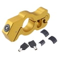 thumbnail image 1 of Cerradura de motocicleta Unique Bargains Ajustable Anti Robo Dorado Tono con 2 Llaves, 1 of 1