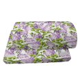thumbnail image 4 of Mauve Foot Rest, Spring Tree with Vibrant Blossoms Frangrance Botany Plant Eco Illustration Print, Non-Slip Backing Adjustable Ergonomic Memory Foam Leg Support for Office, Lilac Green, by Ambesonne, 4 of 5