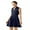 Blue, variant on Golf Tennis Dresses, Women Athletic Dress with Separate Shorts, V Neck Sleeveless Workout Dresses Solid Color S