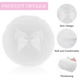 thumbnail image 4 of 2 Pcs Large Fluffy Powder Puff, 3.5 Inch Ultra Soft Washable Reusable Velour Face Body Powder Puff Loose Powder Puffs Wet Dry Makeup Tool (Black), 4 of 8