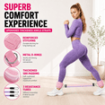 thumbnail image 3 of KOYMISKU Ankle Resistance Bands with Cuffs, Ankle Bands for Working Out, Leg and Glute Exercise Equipment for Kickbacks, Home Gym Workout Bands for Women, 3 of 8