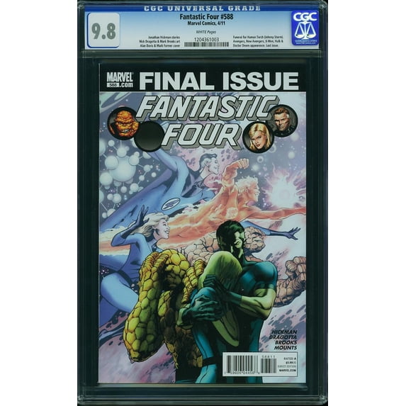 Fantastic Four #588 - CGC 9.8 Comic Book
