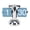 Single Leg Blue, variant on BIMZUC European Style Retro Digital Flip Down Clock 304 Stainless Steel Auto Mechanical Desk Clock 12 Hours Stainless Steel Green Number