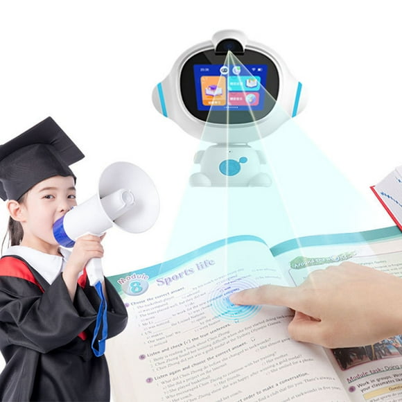 Early Early Learning Machine Enlightenment Intelligent Multifunctional AI Voice Interactive Learning Robot with Screen for Children Aged 3-8