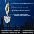 thumbnail image 2 of Gem Stone King 2.00 Ct IGI Certified Lab Grown Diamond Pendant Necklace for Women in 14K Yellow Gold | D-E Color | VS1-VS2 Clarity | Gold Necklace for Women | With 18 inch Gold Chain, 2 of 7