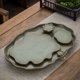 thumbnail image 5 of Bandeja de cerámica para té, mesa de té para uso doméstico, mesa de té pequeña para oficina, bandeja de té, mesa de té sencilla, bandeja para pistola seca tipo almacenamiento de agua, 5 of 5