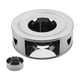 thumbnail image 3 of 2x Base Calefactora de Tetera de Acero Inoxidable, Calentador de Tetera con Marco Hueco, Calentador de Luz para Té, Soporte de Base Calefactora para , 2 piezas, 3 of 10
