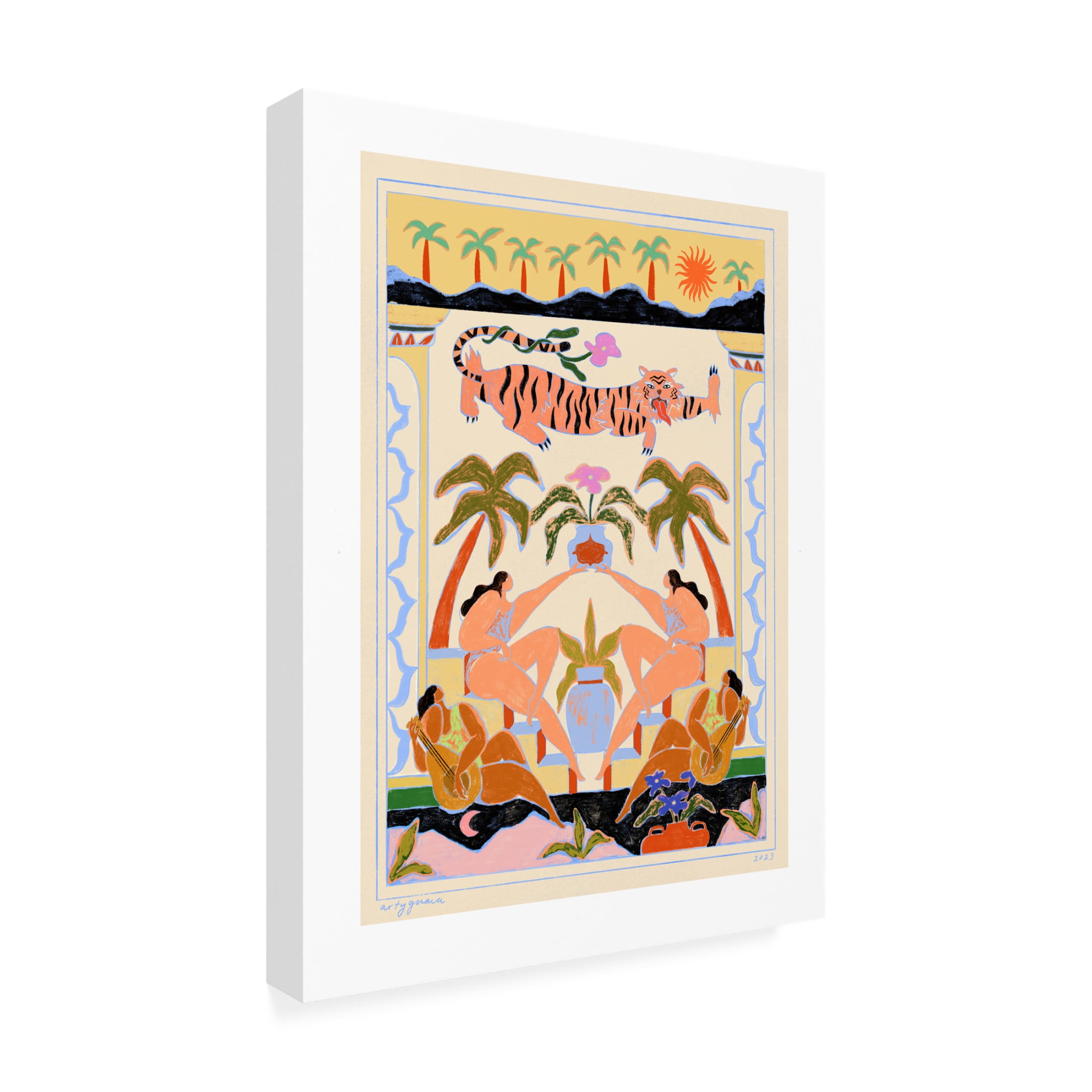 Trademark Fine Art Arty Guava Tropicana Canvas Wall Art
